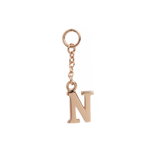 N Huggie Charm Rose Gold