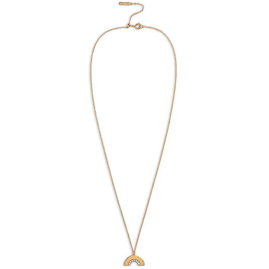 Rainbow Necklace Gold