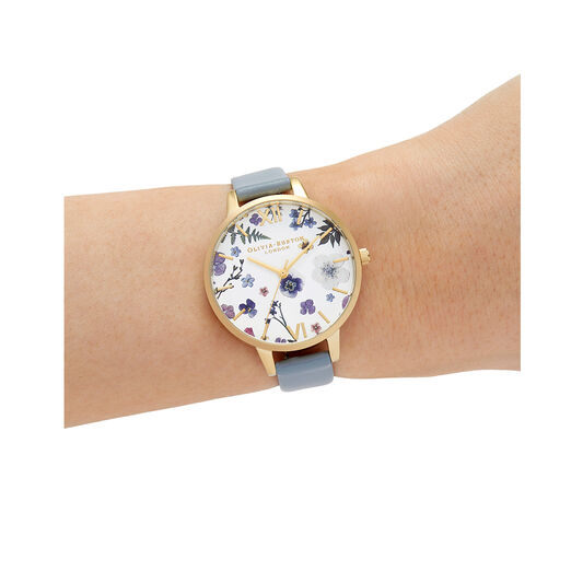 Artisan Vegan Blue & Gold Watch