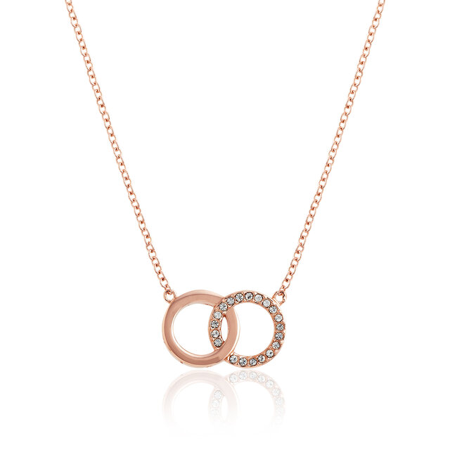 Rose Gold Interlink Necklace