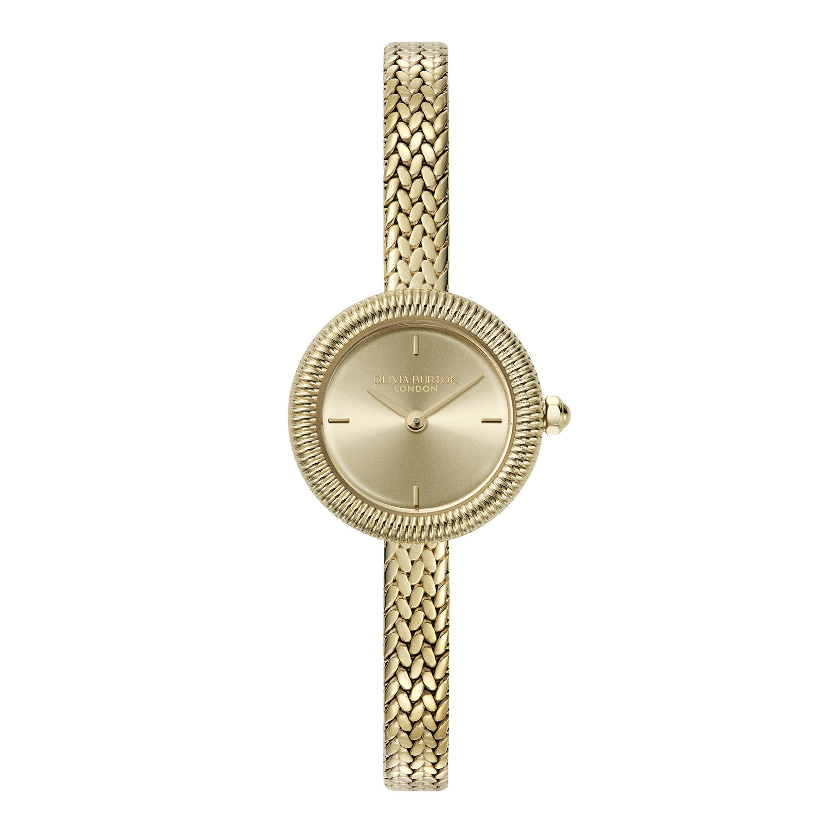 Classic 20mm Finery Gold Mesh Watch Olivia Burton London