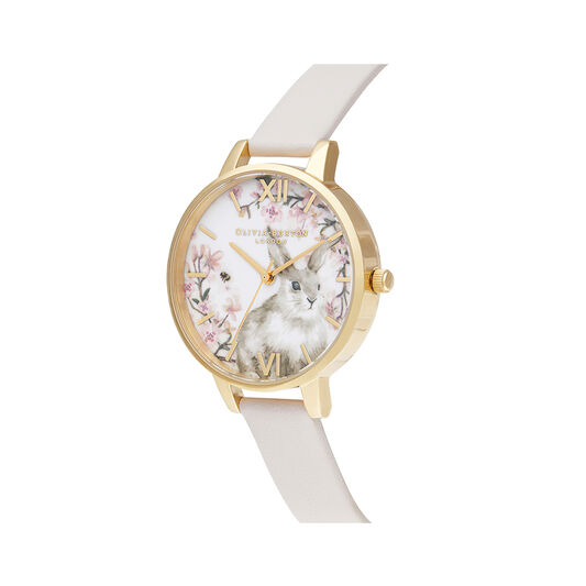 Bunny Vegan Blush & Gold Watch