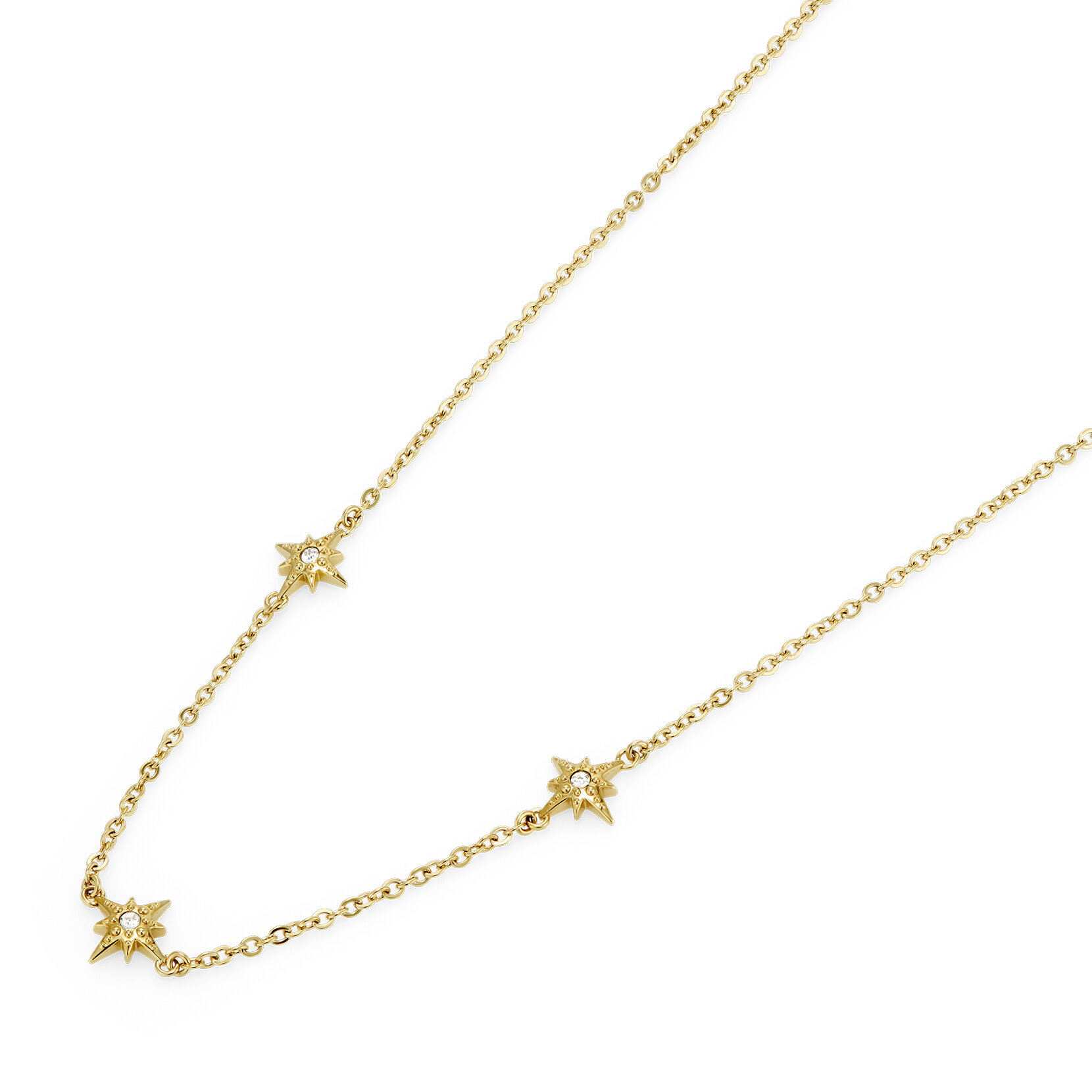 Ever Stacked North Star Gold Plated Stacking Necklace