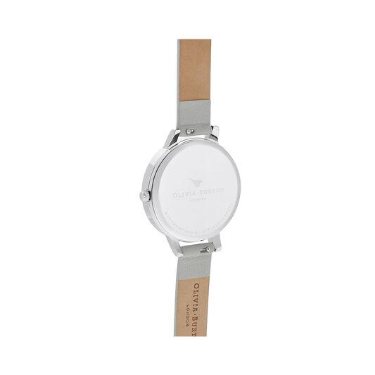 Woven Dial Grey & Silver Watch