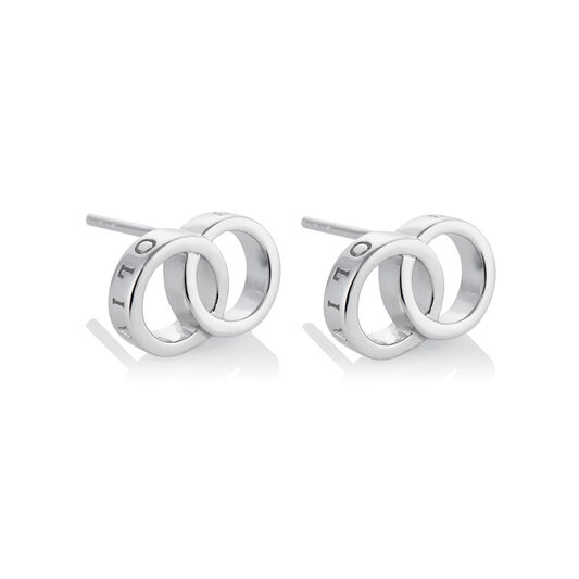 Classics Interlink Silver Earrings