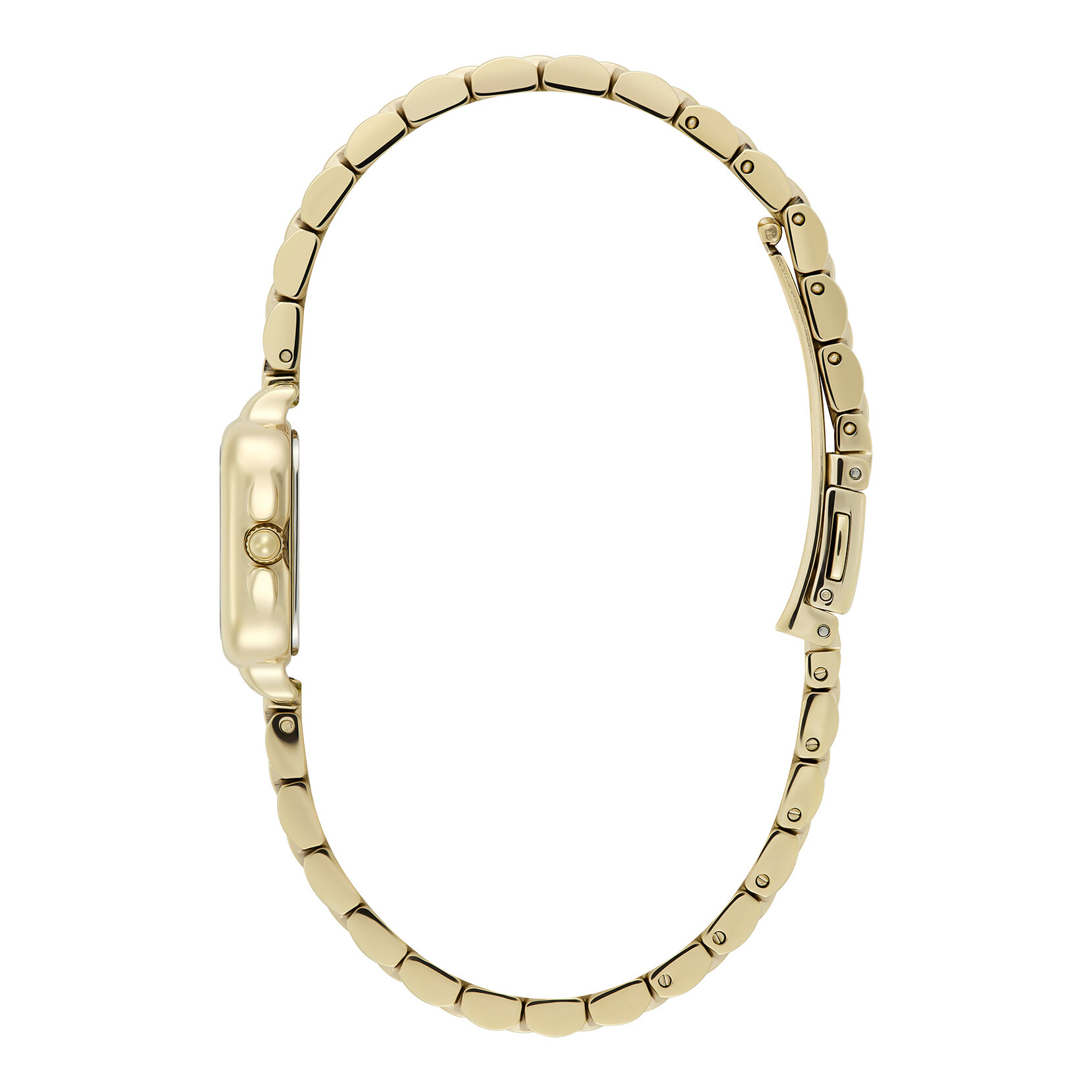 Montre Mini Grosvenor Ivoire & Bracelet Or 20mm