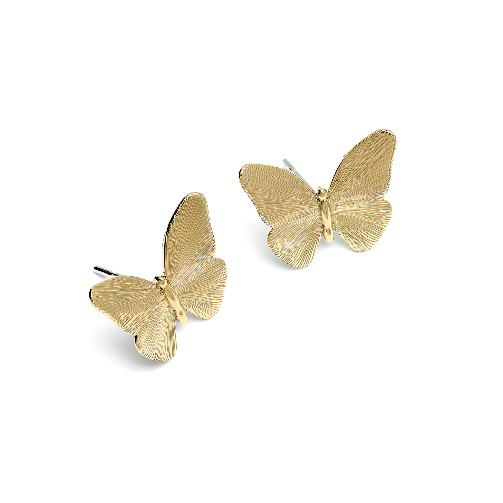 Clous d’oreilles Papillon Or
