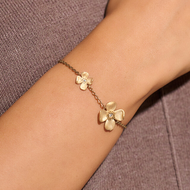 Bracelet Fleur de cornouiller Or