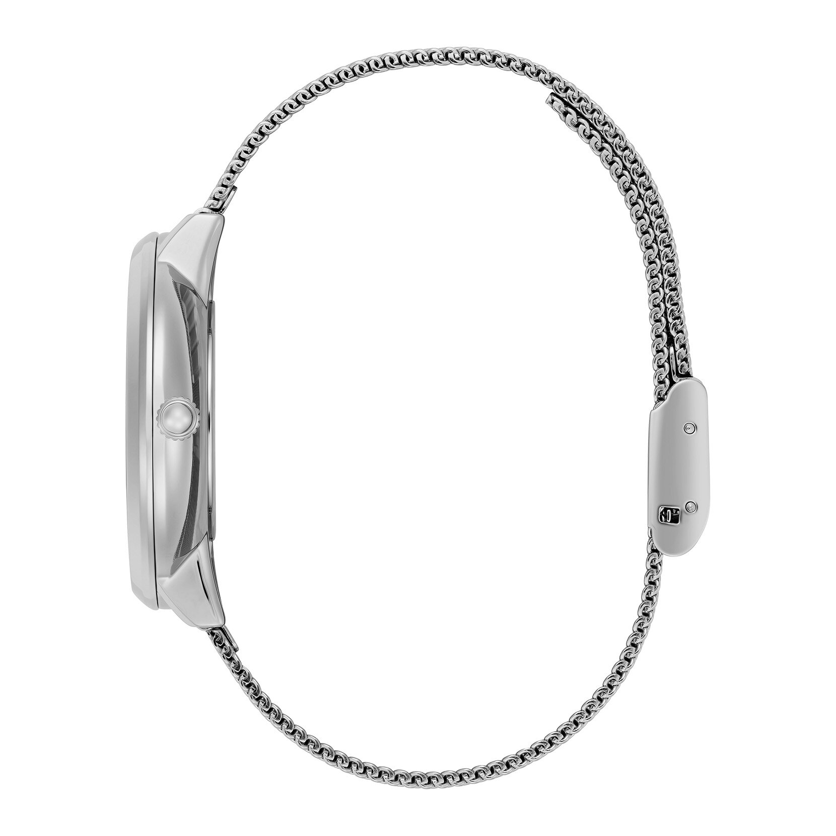 35mm Nova Grey & Silver Mesh Watch