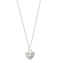 Collier Classic Heart argent