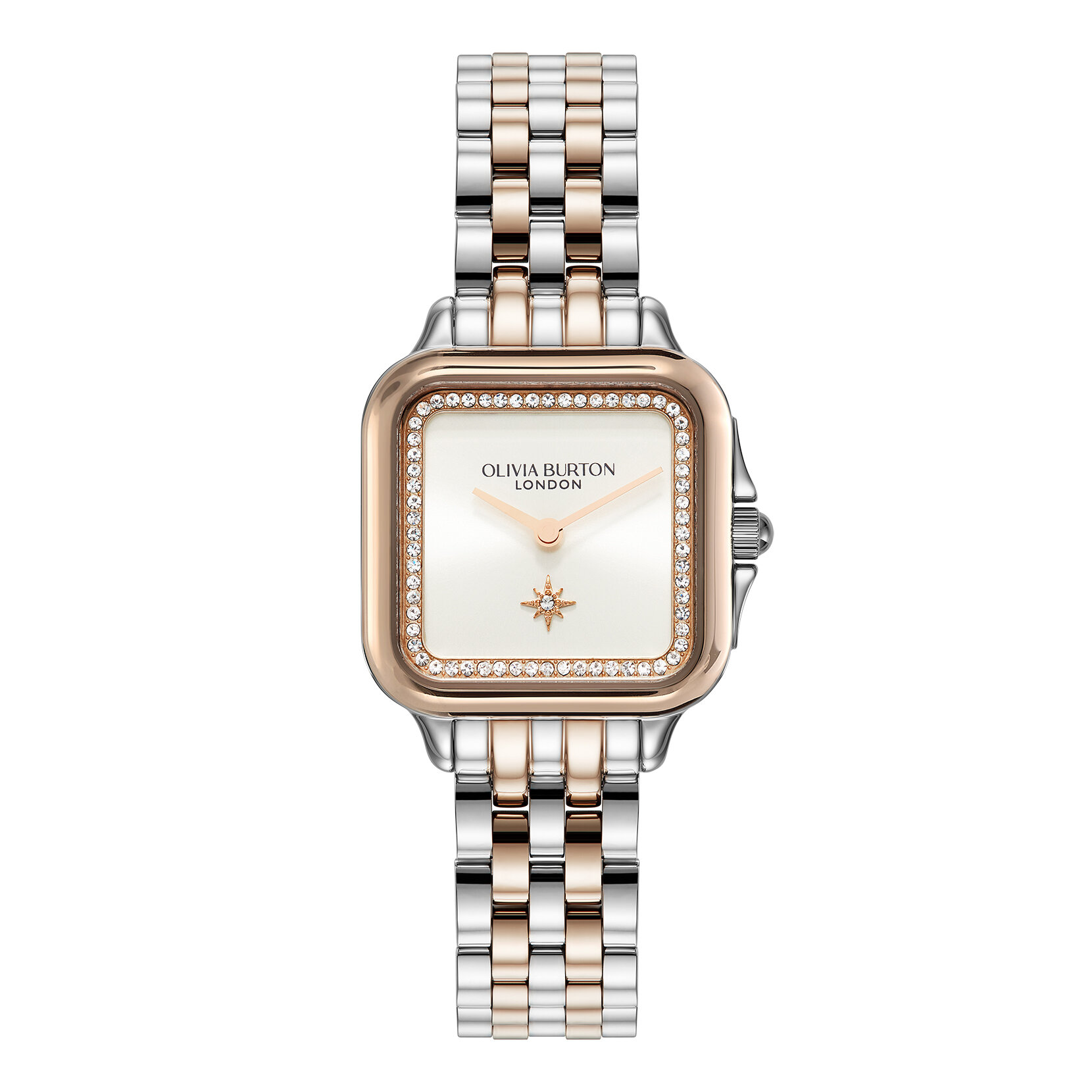 28mm Grosvenor White & Two Tone Bracelet Watch