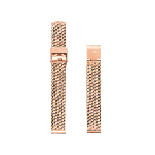 Midi Dial Rose Gold Mesh Strap