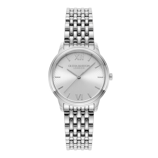 32mm Swirl Silver Bracelet Watch