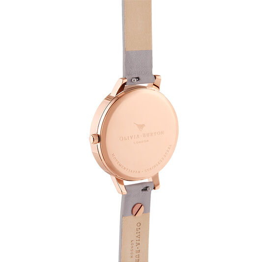 Enchanted Garden Demi Grey Lilac & Rose Gold