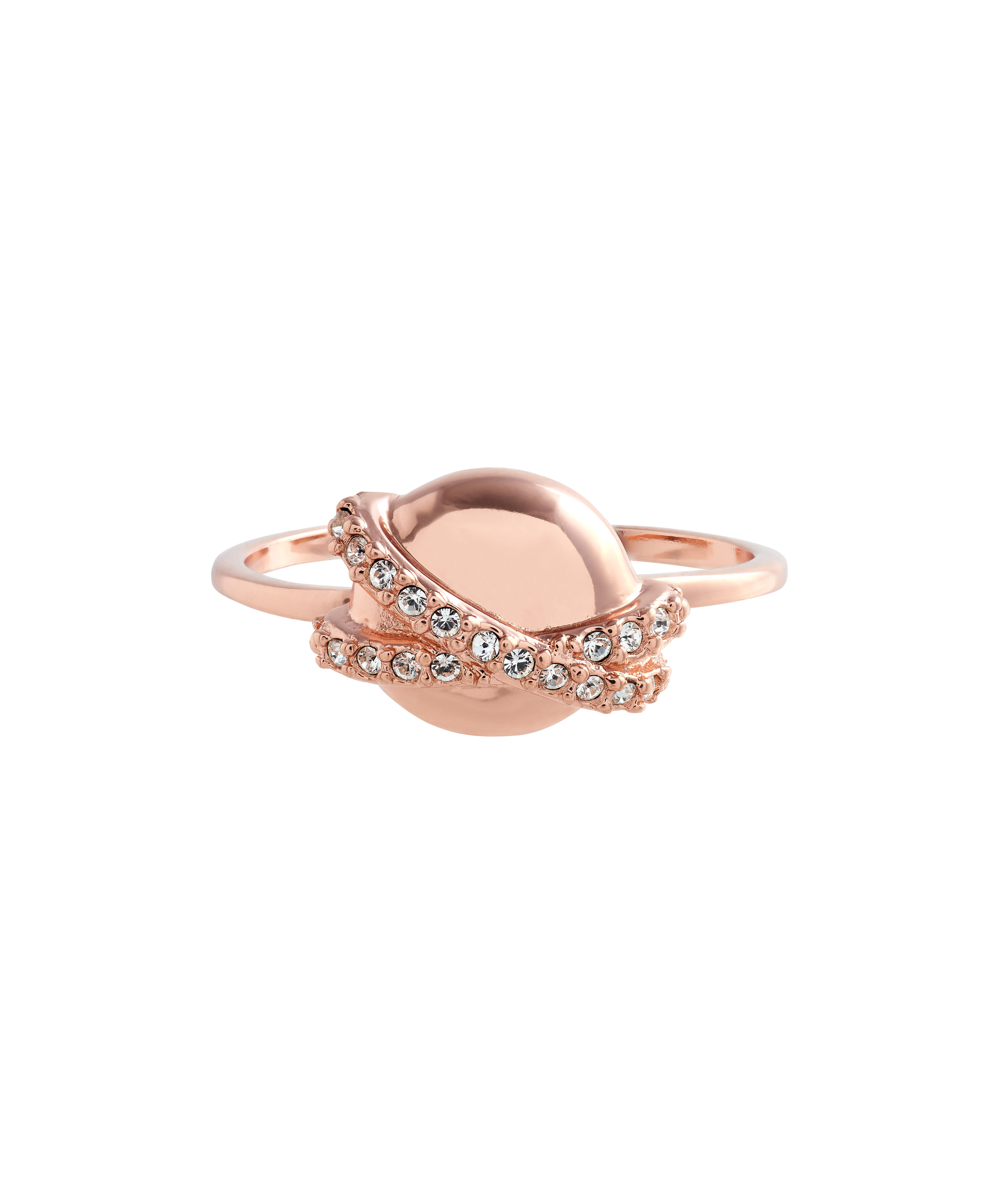 Celestial Rose Gold Planet Ring Olivia Burton London