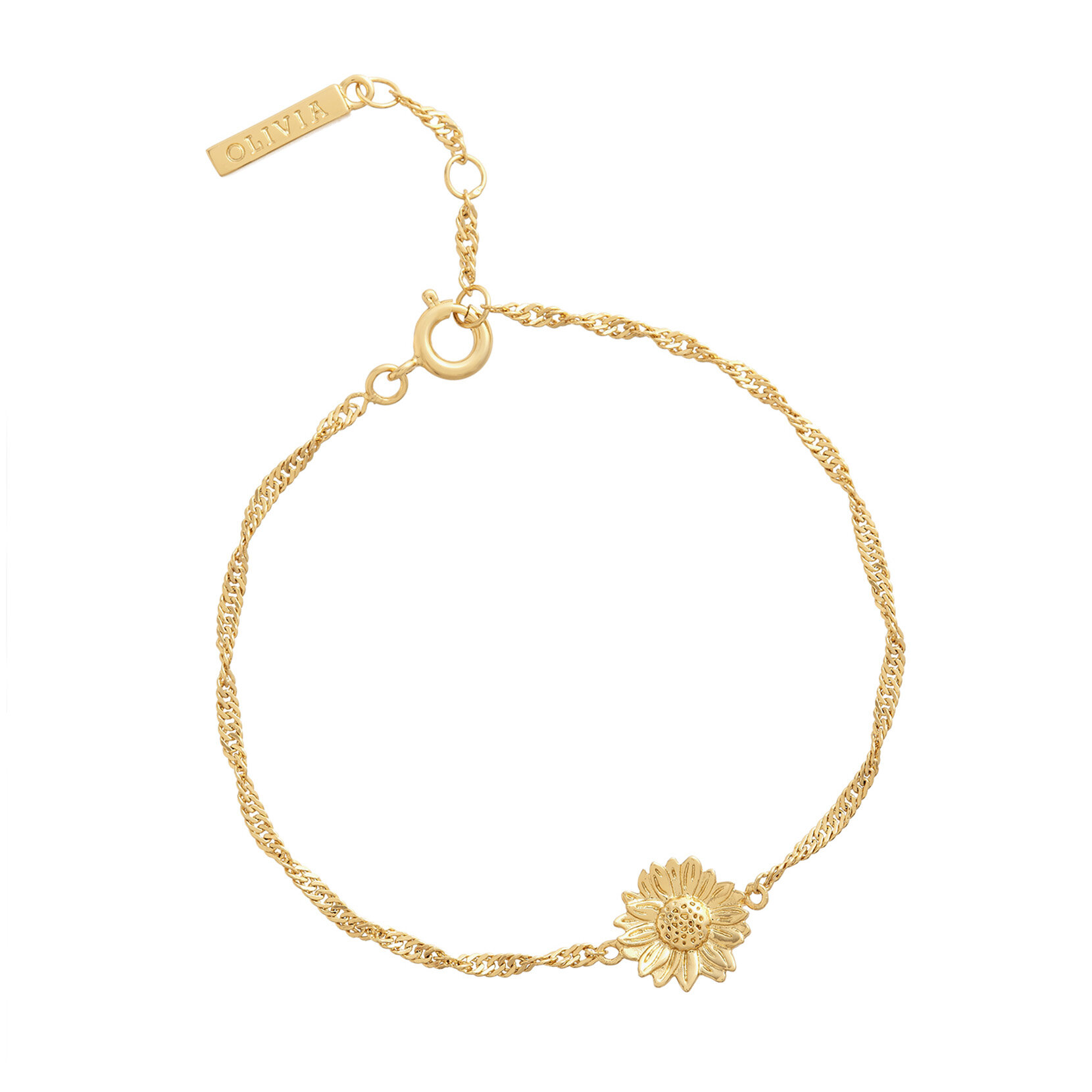 Gold Flower Bracelet