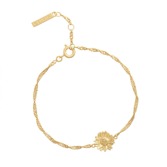Gold Flower Bracelet