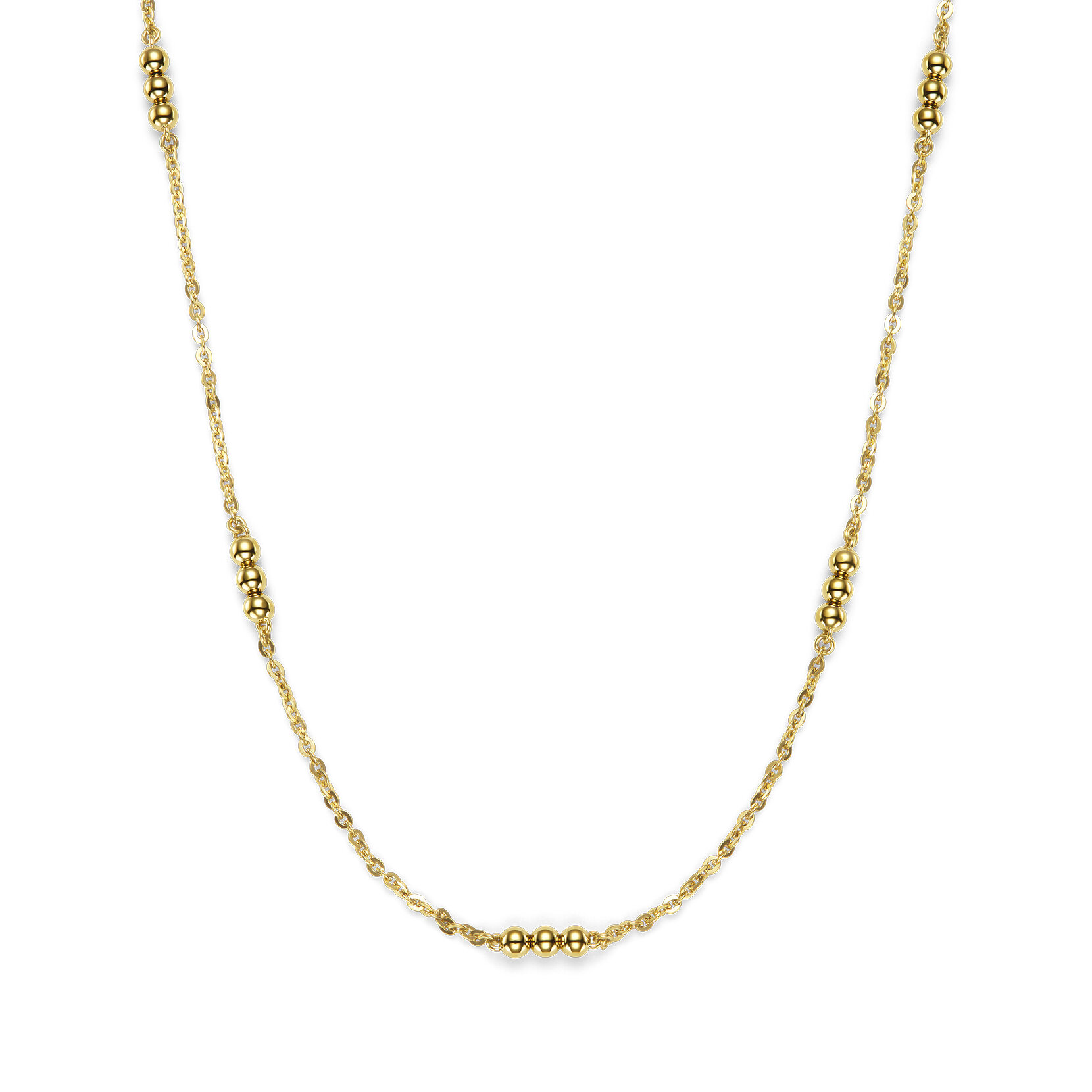 Collier Superposition Ever Stacked Perles Plaqué Or