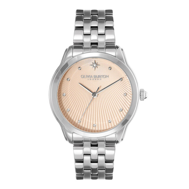 Montre Starlight Rose pastel et Argent 36 mm