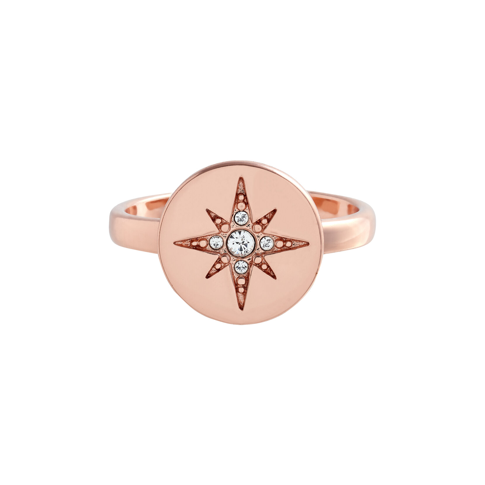 Rose Gold North Star Ring