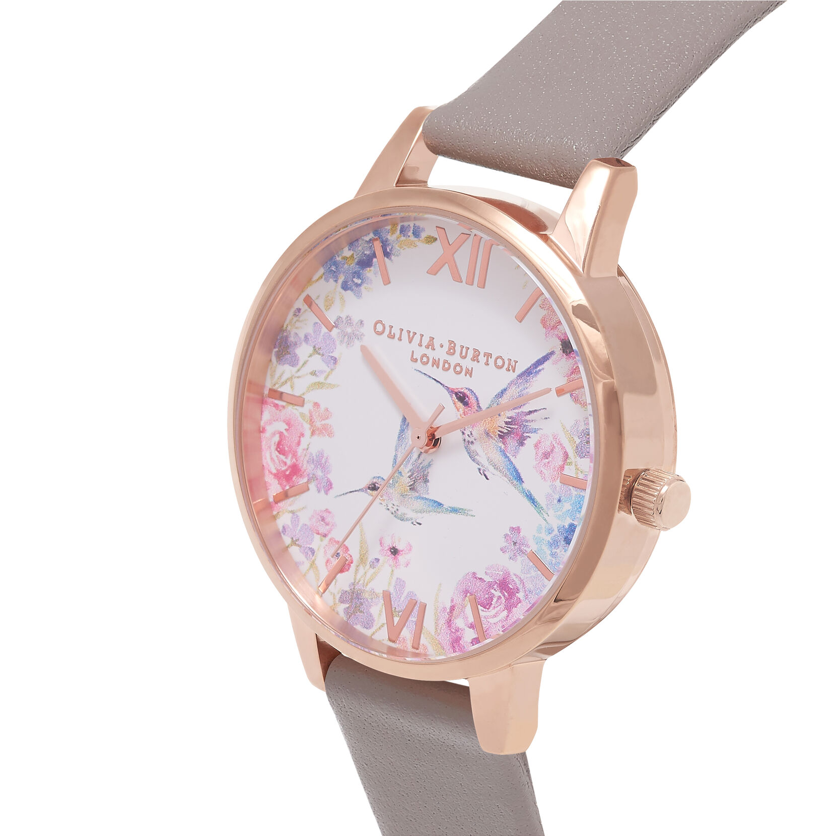 Demi Hummingbirds Grey & Rose Gold Watch