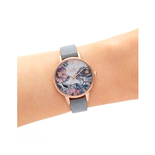 Eco Friendly Grey & Rose Gold Watch