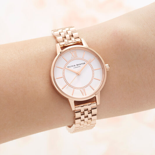 Wonderland Rose Gold Bracelet Watch