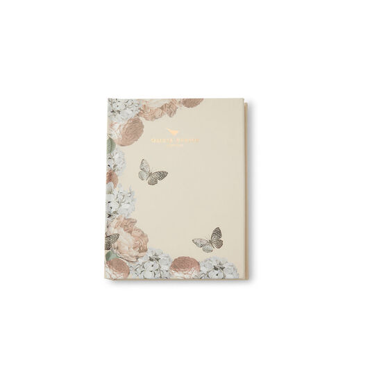 Nude Peach Floral Notebook