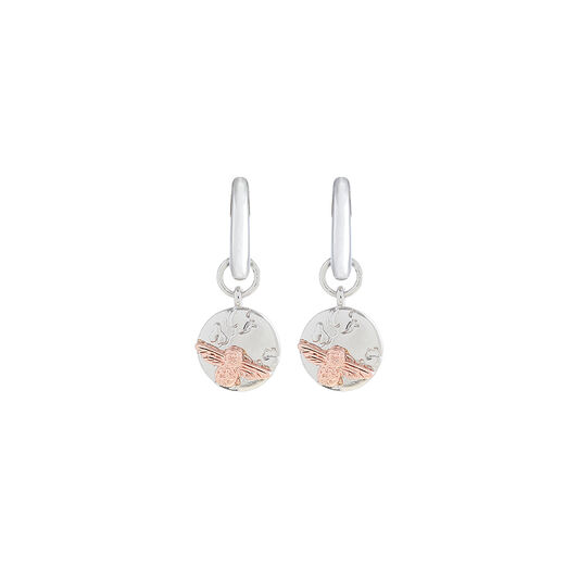 Globe Trotter huggie Hoop Rose Gold