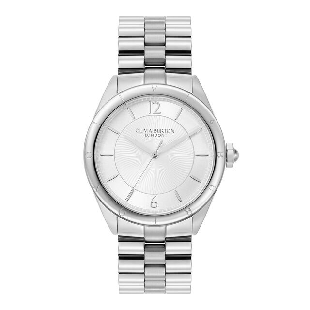 Montre Swirled Bracelet Argent 36 mm