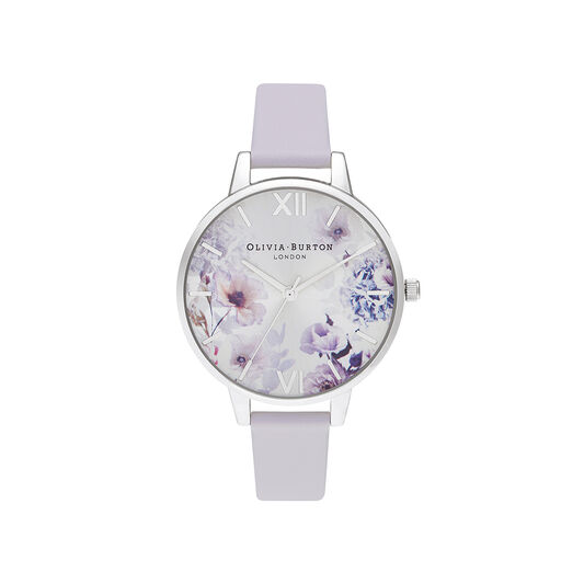 Sunlight Florals Violet & Silver Watch