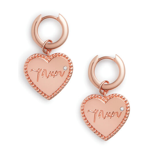 Made for Mum Huggie Hoops Rose Gold