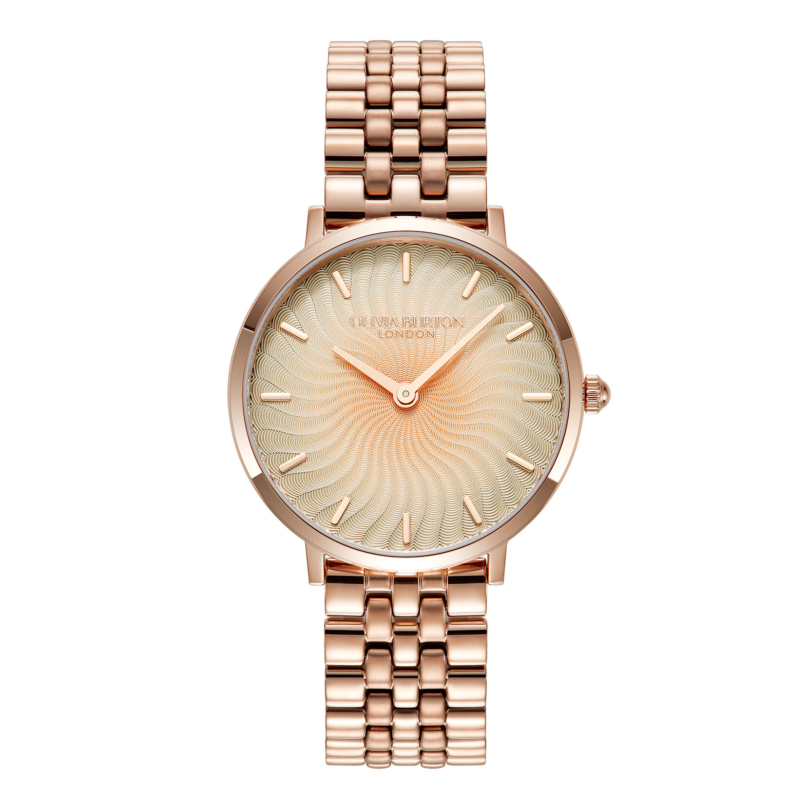 35mm Radiant Sun Ombre & Rose Gold Bracelet Watch