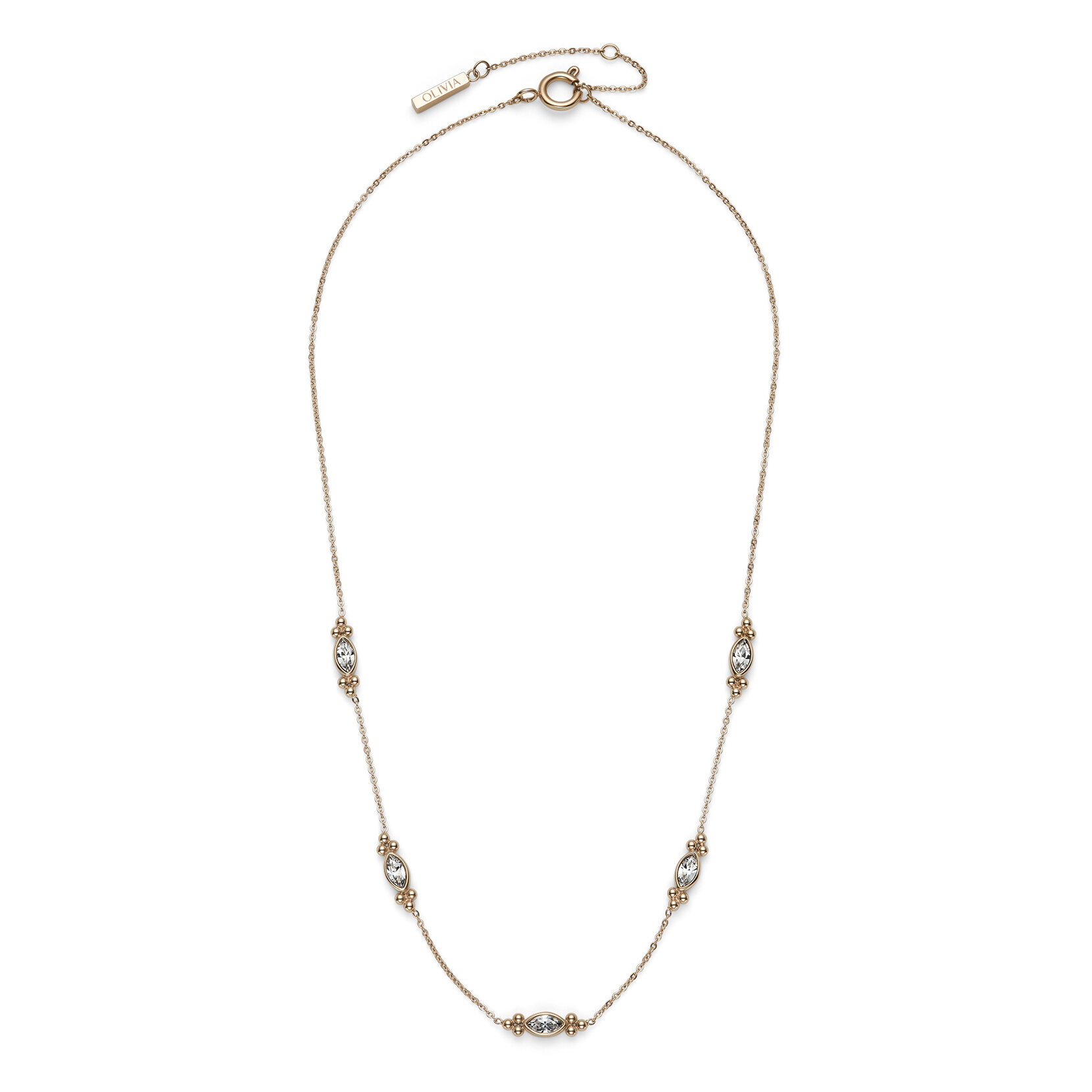 Collier Dainty Or Rose plaqué