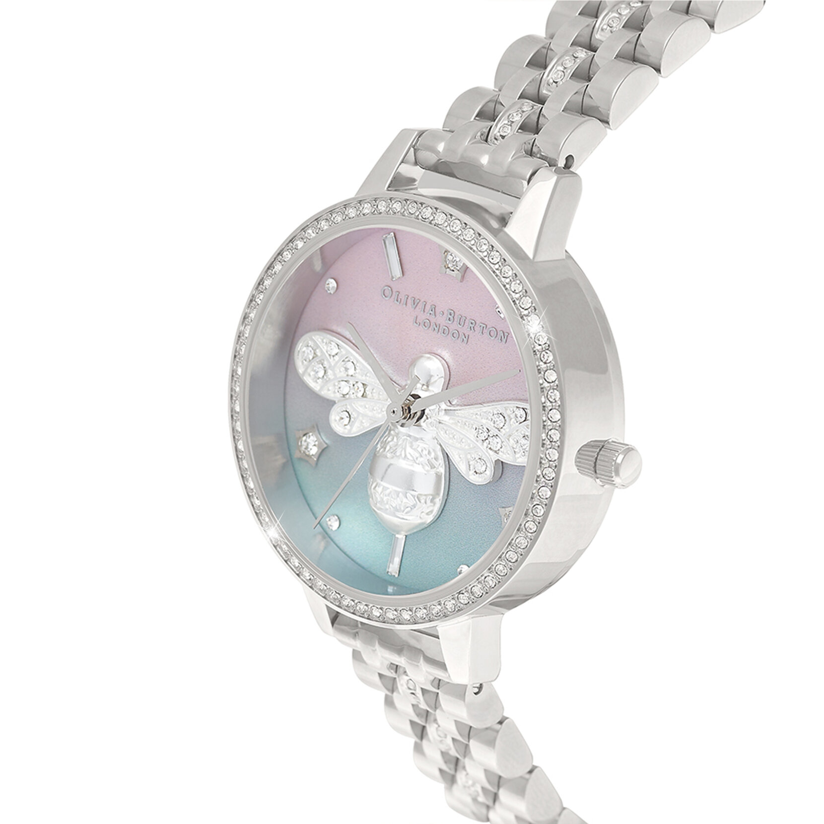 30mm Ombre & Silver Bracelet Watch