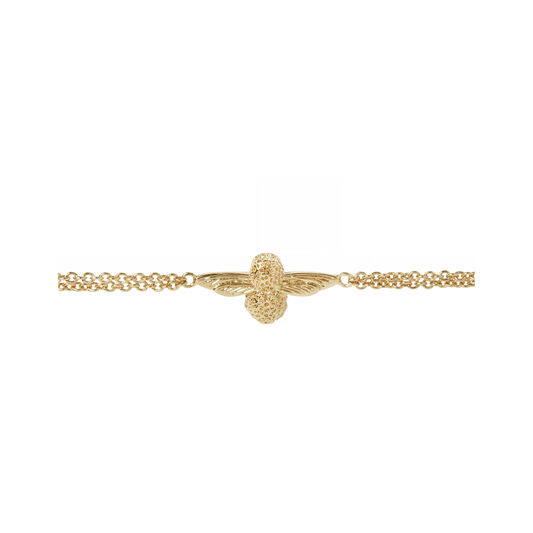 3D Bee Gold Bracelet