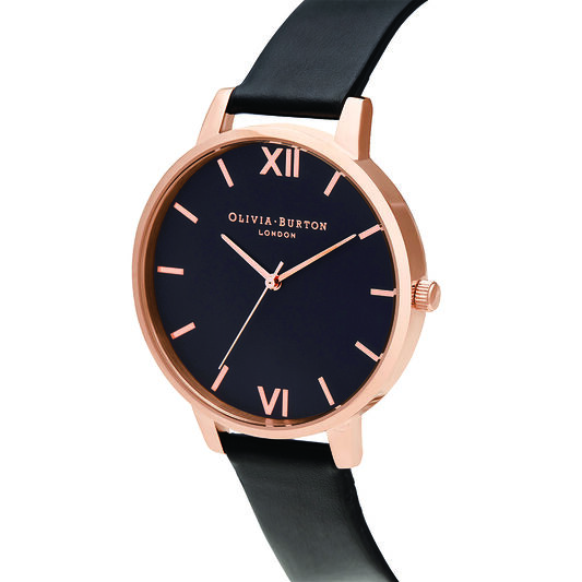 Shoreditch Classic, Black & Rose Gold