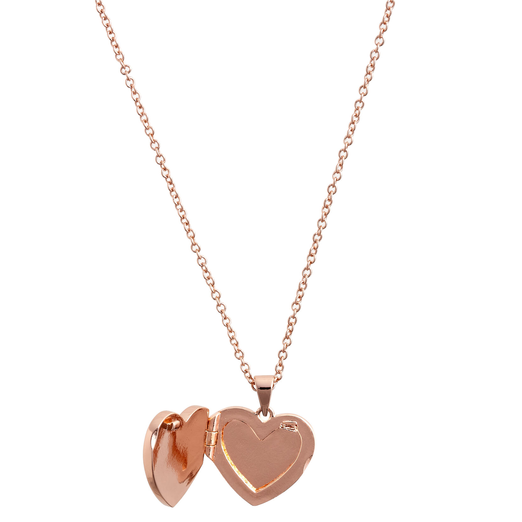 Celestial Rose Gold North Star Locket Necklace