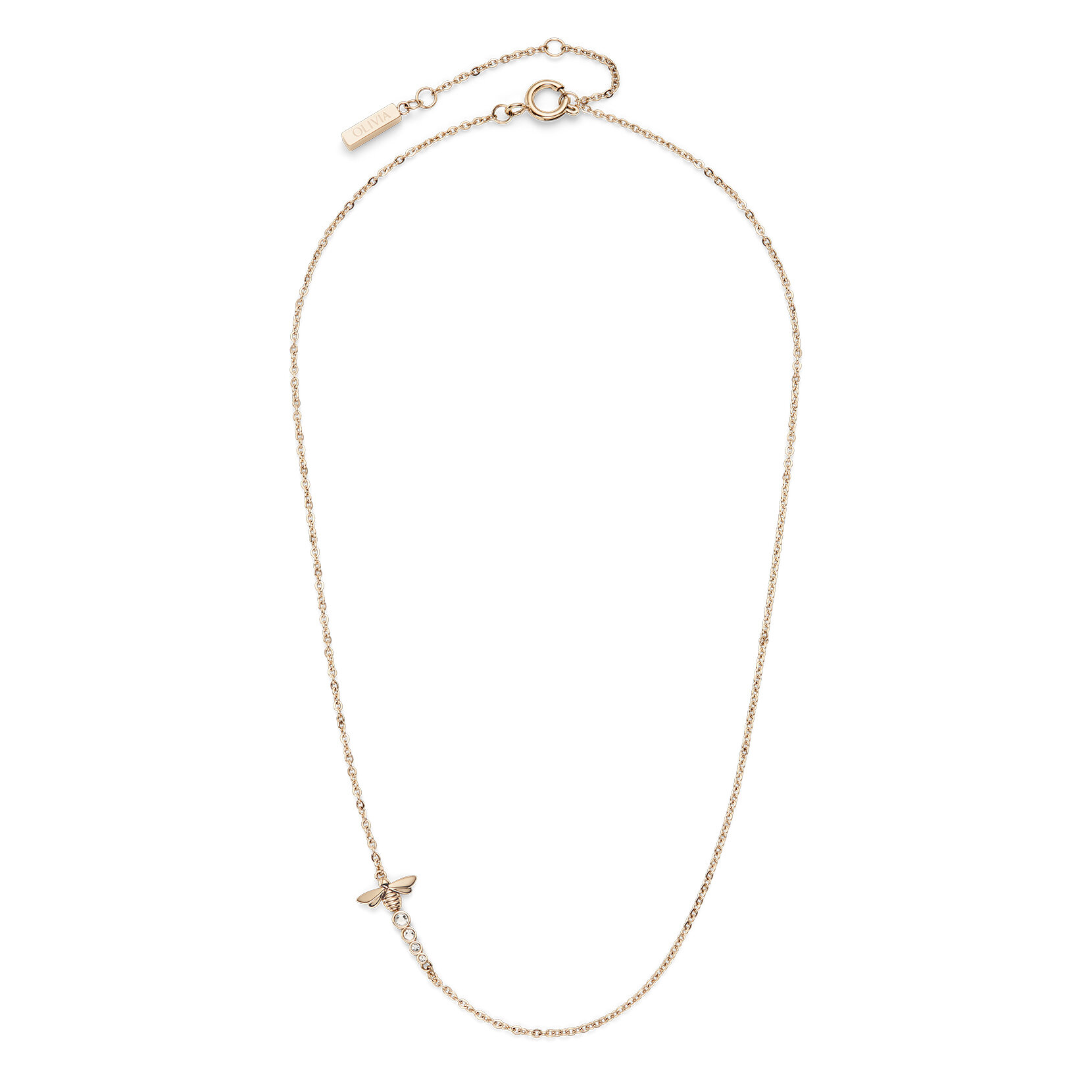 Collier Superposition Ever Stacked Abeille Plaqué Or Rose