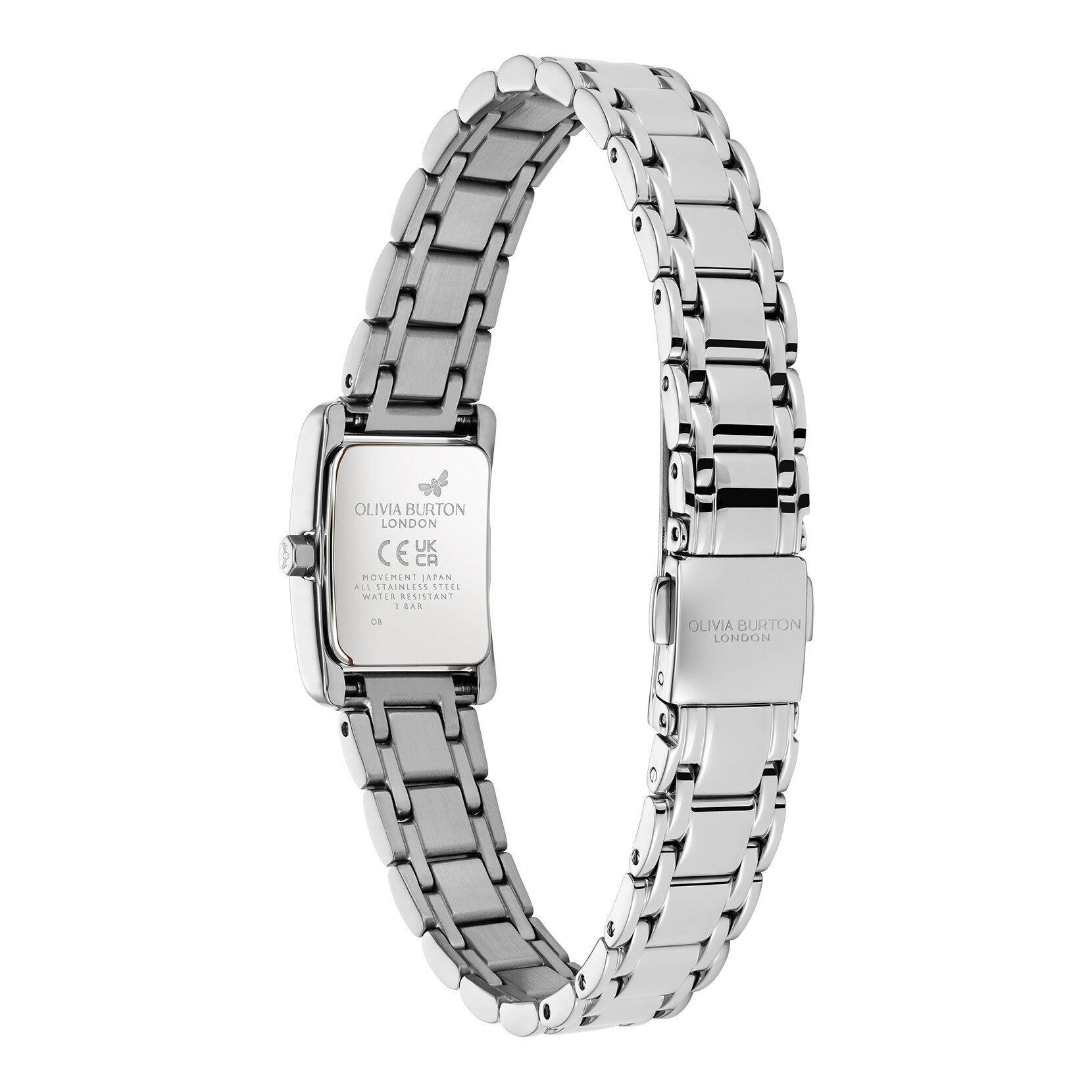 Montre Mini Grove Bracelet Blanc et Argent 16mm
