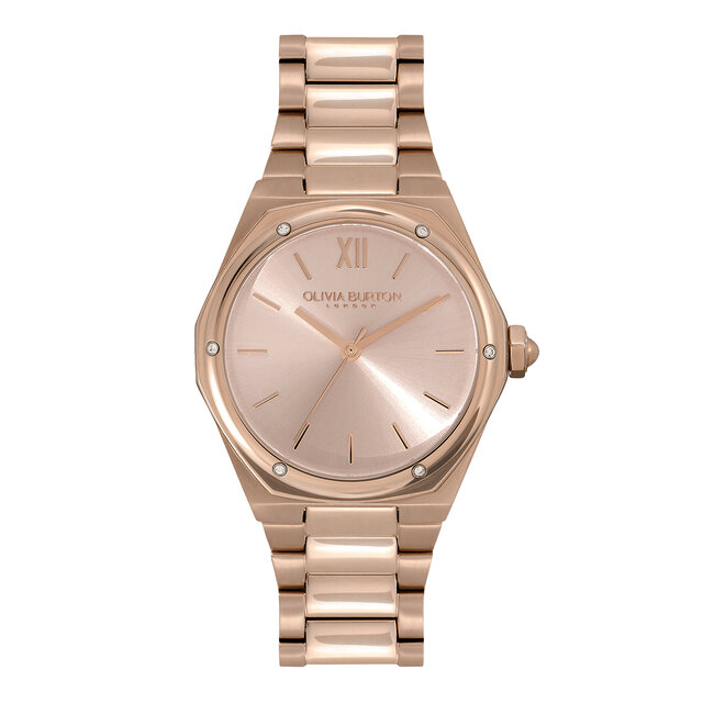 33mm Hexa Blush & Carnation Gold Bracelet Watch