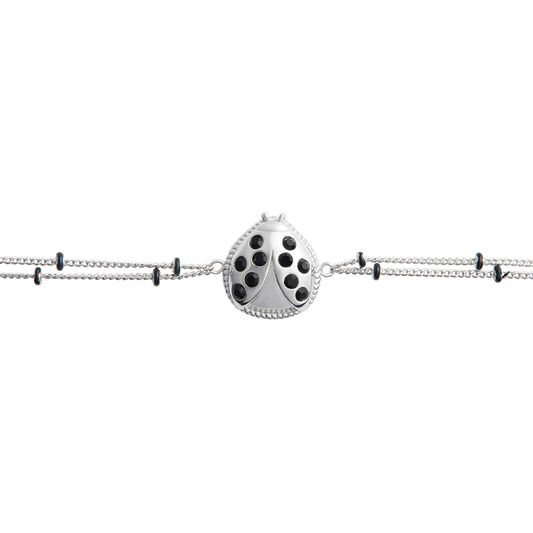 Ladybird Bracelet Silver