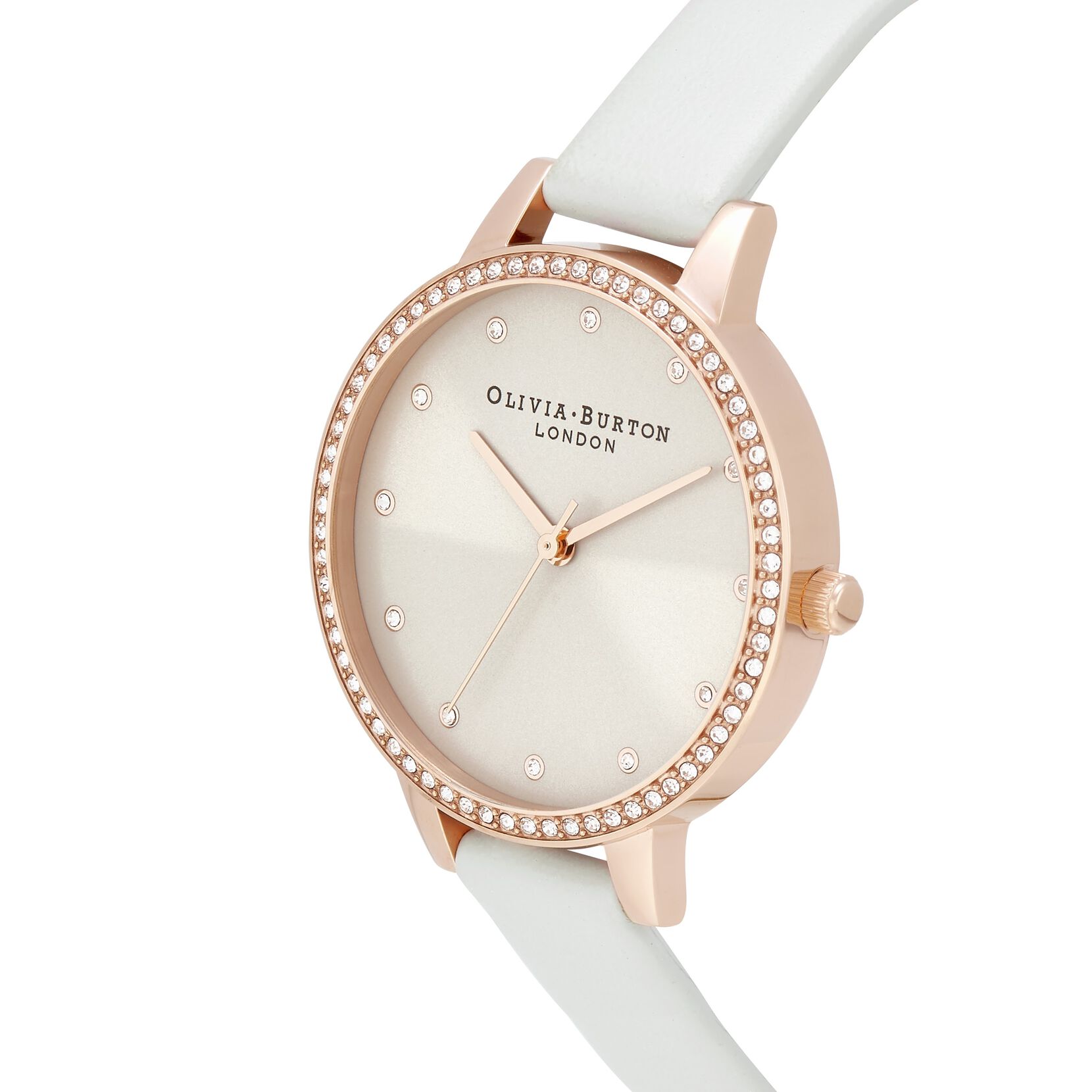 Classics 34mm Rose Gold & Blush Leather Strap Watch