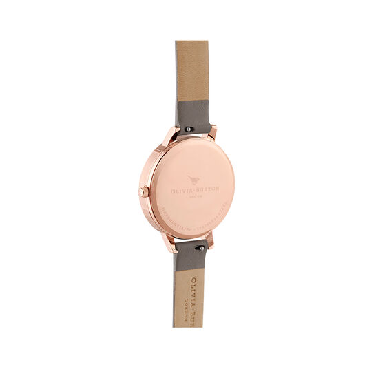 Pretty Blossom Grey & Rose Gold Watch