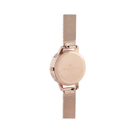 Meant to Bee Blush, Silver & Rose Gold Mesh