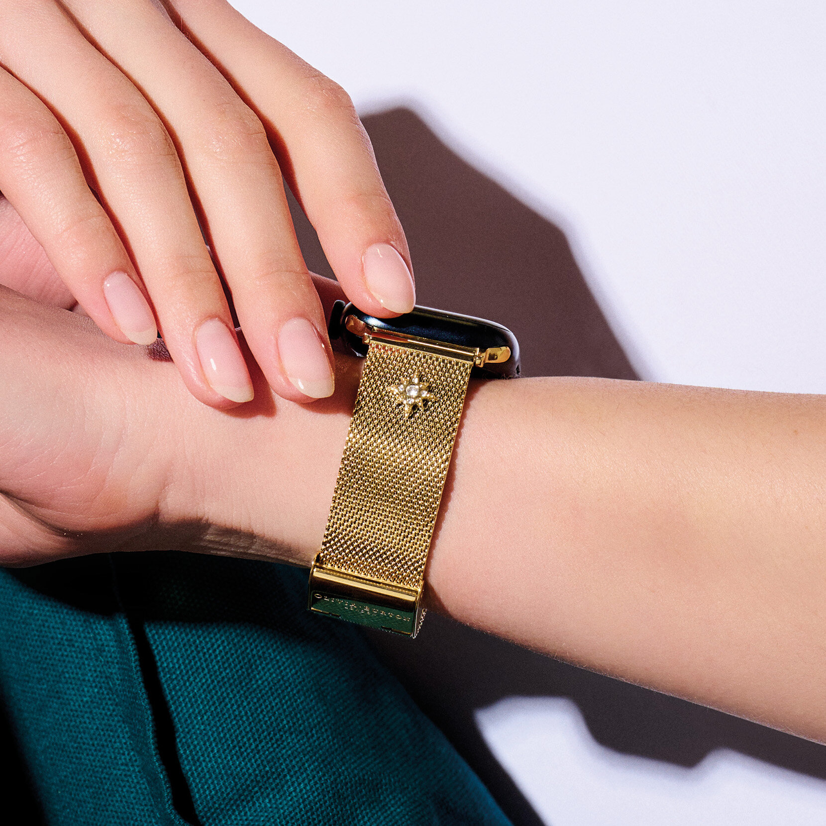 Gold Celestial Mesh Strap