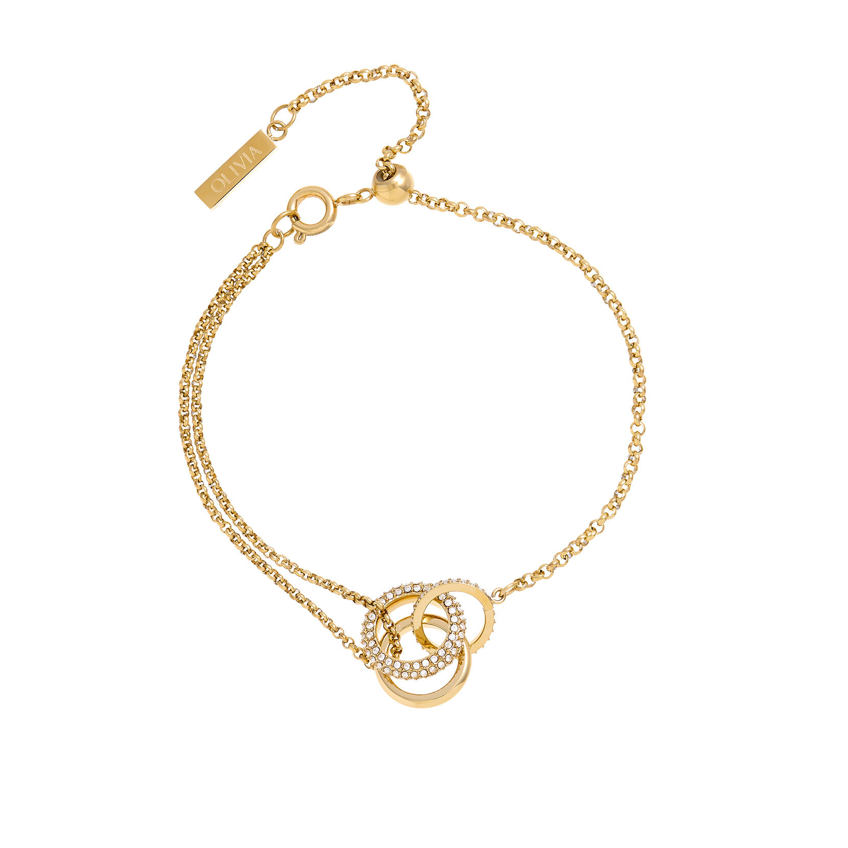 Classic Entwine Gold Bracelet | Olivia Burton London