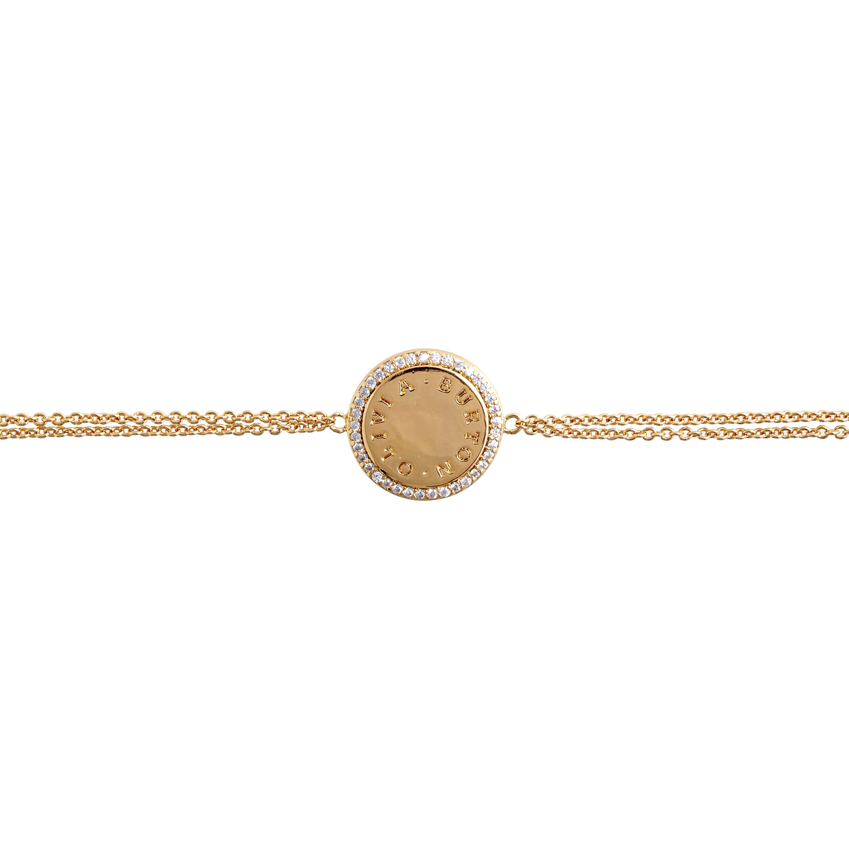 Gold Disc Bracelet