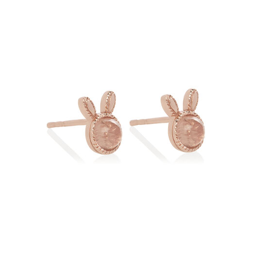 Bunny Gift Set Rose Gold & Rose Quartz