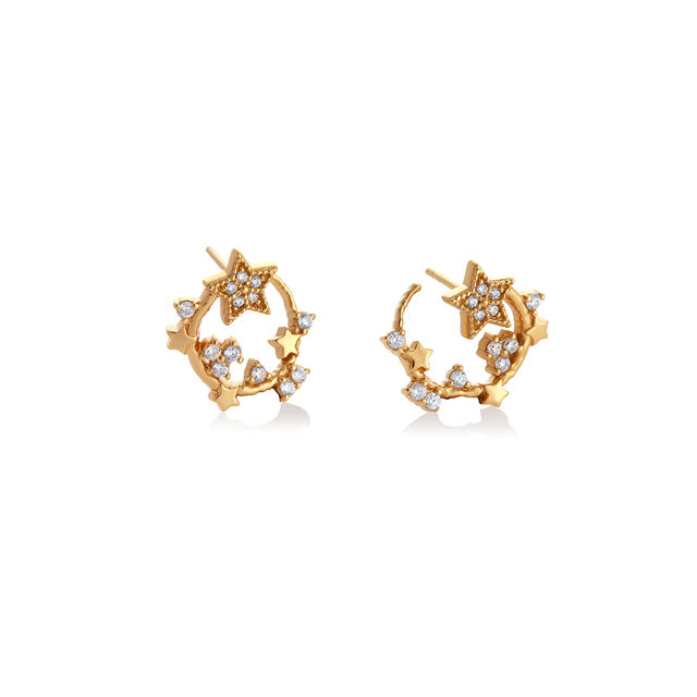 Celestial Gold Star Earrings